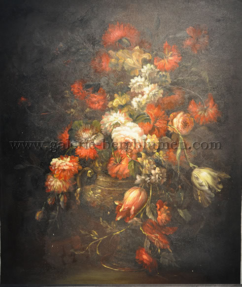 Gemälde - Pfingsrosenstrauss - H/B 62cm/53cm